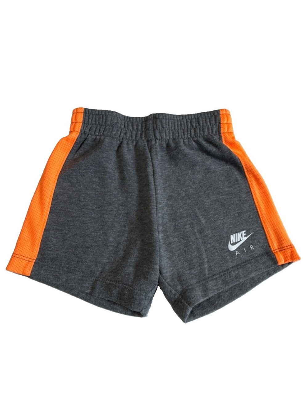 NIKE SHORTS BOYS  Gray/Orange SIZE-12/18 M